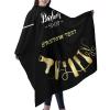 Custom Barber Cape Hairdresser Cape, Personalized Salon Cape for Men, Customized Hair Cutting Cape for Home Salon Barbershop view 2