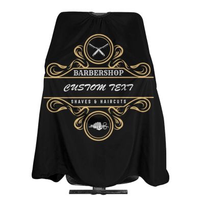 Custom Barber Cape Hairdresser Cape, Add Your Photo Text Logo Personalized Salon Cape for Men, Customized Hair Cutting Cape for Home Salon Barbershop