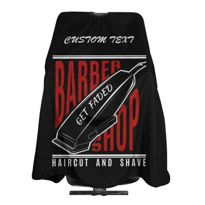 Custom Barber Cape Hairdresser Cape, Add Your Photo Text Logo Personalized Salon Cape for Men, Customized Hair Cutting Cape for Home Salon Barbershop