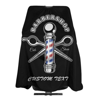 Custom Barber Cape Hairdresser Cape, Add Your Photo Text Logo Personalized Salon Cape for Men, Customized Hair Cutting Cape for Home Salon Barbershop