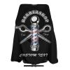 Custom Barber Cape Hairdresser Cape, Add Your Photo Text Logo Personalized Salon Cape for Men, Customized Hair Cutting Cape for Home Salon Barbershop view 1