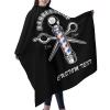 Custom Barber Cape Hairdresser Cape, Add Your Photo Text Logo Personalized Salon Cape for Men, Customized Hair Cutting Cape for Home Salon Barbershop view 2