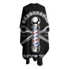 Custom Barber Cape Hairdresser Cape, Add Your Photo Text Logo Personalized Salon Cape for Men, Customized Hair Cutting Cape for Home Salon Barbershop view 3