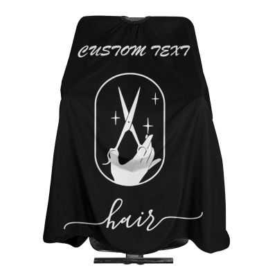 Custom Barber Cape Hairdresser Cape, Add Your Photo Text Logo Personalized Hair Salon Cape for Men, Customized Hair Cutting Cape for Home Salon Barbershop