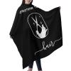Custom Barber Cape Hairdresser Cape, Add Your Photo Text Logo Personalized Hair Salon Cape for Men, Customized Hair Cutting Cape for Home Salon Barbershop view 2