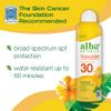 Alba Botanica Sunscreen Spray for Face and Body, Broad Spectrum SPF 30 Sunscreen, Hawaiian Coconut, Water Resistant and Biodegradable, 5 fl. oz. Bottle view 2