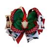 Christmas Gnome Boutique Hair Bow view 3