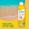 Alba Botanica Sunscreen Spray for Face and Body, Broad Spectrum SPF 15 Sunscreen, Hawaiian Coconut, Water Resistant and Biodegradable, 5 fl. oz. Bottle view 4