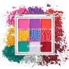 Ruby Kisses Eyeshadow Palette Highly Pigmented Eye Makeup 9 Shades Matte Shimmer Metallic Eyeshadow Palette, Festival Eye Makeup (Candy Pop) view 1