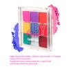 Ruby Kisses Eyeshadow Palette Highly Pigmented Eye Makeup 9 Shades Matte Shimmer Metallic Eyeshadow Palette, Festival Eye Makeup (Candy Pop) view 3