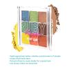 Ruby Kisses Eyeshadow Palette Highly Pigmented Eye Makeup 9 Shades Matte Shimmer Metallic Eyeshadow Palette, Festival Eye Makeup (Mint Gum) view 3