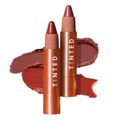 Live Tinted Huestick Creamy, Eye, Lip, and Cheek Multistick Duo: includes Huestick in True and Huestick in Found, 2-piece set