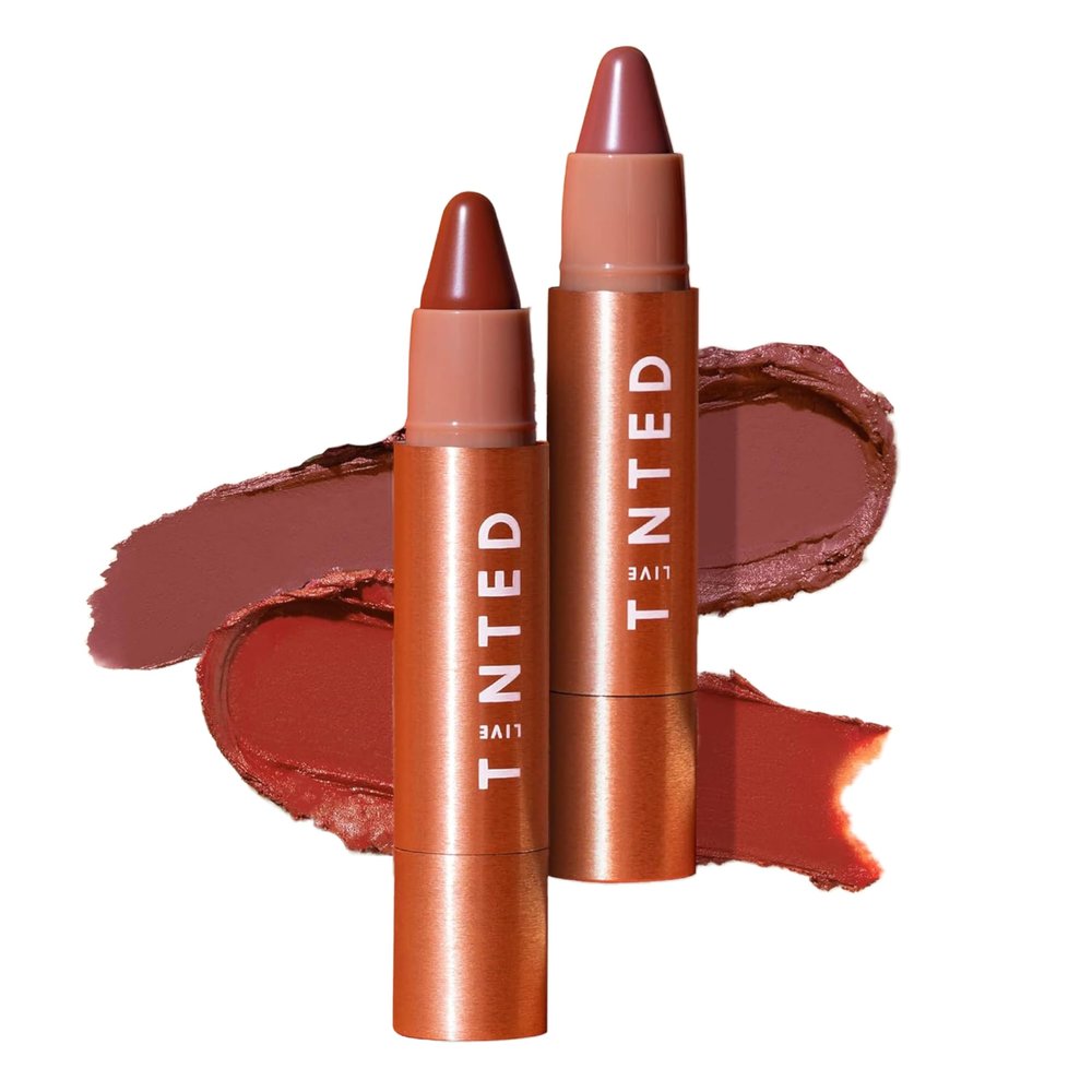 Live Tinted Huestick Creamy, Eye, Lip, and Cheek Multistick Duo: includes Huestick in True and Huestick in Found, 2-piece set