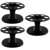 Dryer Stand 3pcs 8 Stand Salon Comb Shelf Rack Organizer Hair Massage Storage Plastic Display Cushion Professional Holder Holes for Desktop Stand view 3