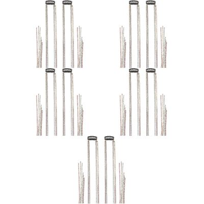 minkissy 10pcs Hair Chain Clips Tassels Hair Jewelry for Braids for Women for Ponytails and Everyday Wear