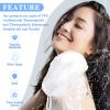 Vesici 2 Pcs Honeycomb Exfoliating Glove Set Exfoliating Bath Mitt Honeycomb Face and Body Scrubber Shower Mitt Sponges for Cleaning Body Shower Face Skin Beauty Spa(White) view 4