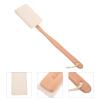 Healifty 2pcs Natural Loofah Bath Scrubber Brush Exfoliating Body Tool for Deep Cleansing Soft Supple Bathroom Wipe for Travel Light Yellow view 3