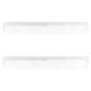 Beaupretty 2pcs Anti-static Fine Toothed Titanium Steel Hair Comb for Professional Hairdressing Durable Barber Tool for All Hair Types Silver view 1
