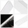 Beaupretty 2pcs Anti-static Fine Toothed Titanium Steel Hair Comb for Professional Hairdressing Durable Barber Tool for All Hair Types Silver view 4