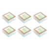 minkissy 6pcs Eyelash Storage Box Lash Case Rhinestone Design Easy Open Close for False Lash Organization Beauty Salons and Personal Use view 1