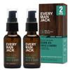 Every Man Jack Mens Beard Oil - Subtle Sea Salt Fragrance - Deeply Moisturizes and Softens Your Beard and Adds a Natural Shine - Naturally Derived with Shea Butter and Coconut Oil - 1 fl oz (2 Pack) view 1
