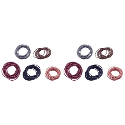 LALAFINA 200pcs Seamless High Elastic Hair Ties for Women No Damage Ponytail Holders Soft and Bands for Everyday Use and Easy Outfit Matching
