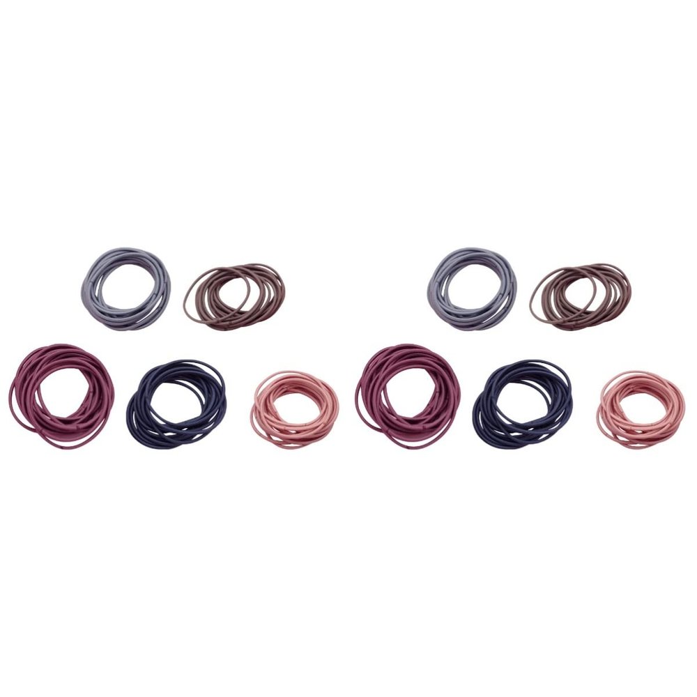 LALAFINA 200pcs Seamless High Elastic Hair Ties for Women No Damage Ponytail Holders Soft and Bands for Everyday Use and Easy Outfit Matching
