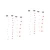 Lurrose 8pcs Heart Hair Clips: Heart Hair Extension Clips - Headdress Decoration With Comb for Women Girls view 1