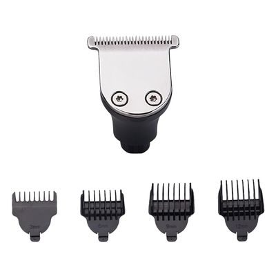 KALLORY Metal Haircutter Limit Comb for Men Replacement Hair Trimmer Head Compatible with Electric Shaver Beard Trimming Guide for Home and Salon Use