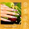 RARJSM Gel Liner Nail Art Kit - 24 Bright Shades, Pink, Green, Blue, Gold Glitter - Soak Off, Curing Need - 5ml Dispensers view 3