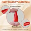 LoveOurHome 576pc Stiletto Press on Nails Long Fake Nails XL Stiletto Glue on Nails Full Cover Acrylic Nail Tips Pointy Nails Press ons Long Artificial Nail Women Girls Halloween Fake Fingernails view 4