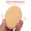 Makeup Puff 3Pcs Oval Powder Puff Mini Makeup Puff Face Soft Makeup Sponge Puff Latex- Blending Sponge Cosmetic Pad for Eye Shadow Foundation view 3