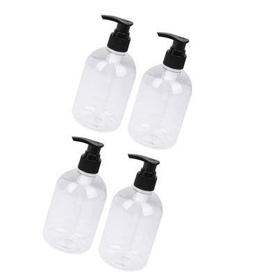 Zerodeko 350ml Hand Bottles Refillable Lotion Containers Toiletries Bottles for Home Camping Random Color