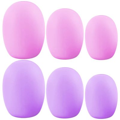 Beavorty 6pcs Makeup Brush Covers Portable Blush Brush Sleeves for Beauty Enthusiasts and Makeup Artists