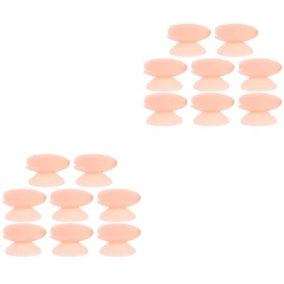Beaupretty 16pcs Silicone Lip Brush Protectors Makeup Brush Covers for Lip Compact and Portable for Daily Cosmetic Use Skin Tone Design