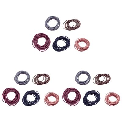 LALAFINA 300pcs Seamless High Elastic Hair Ties for Women and Girls Stretch Ponytail Holders No Damage Bands for Everyday Use and Stylish
