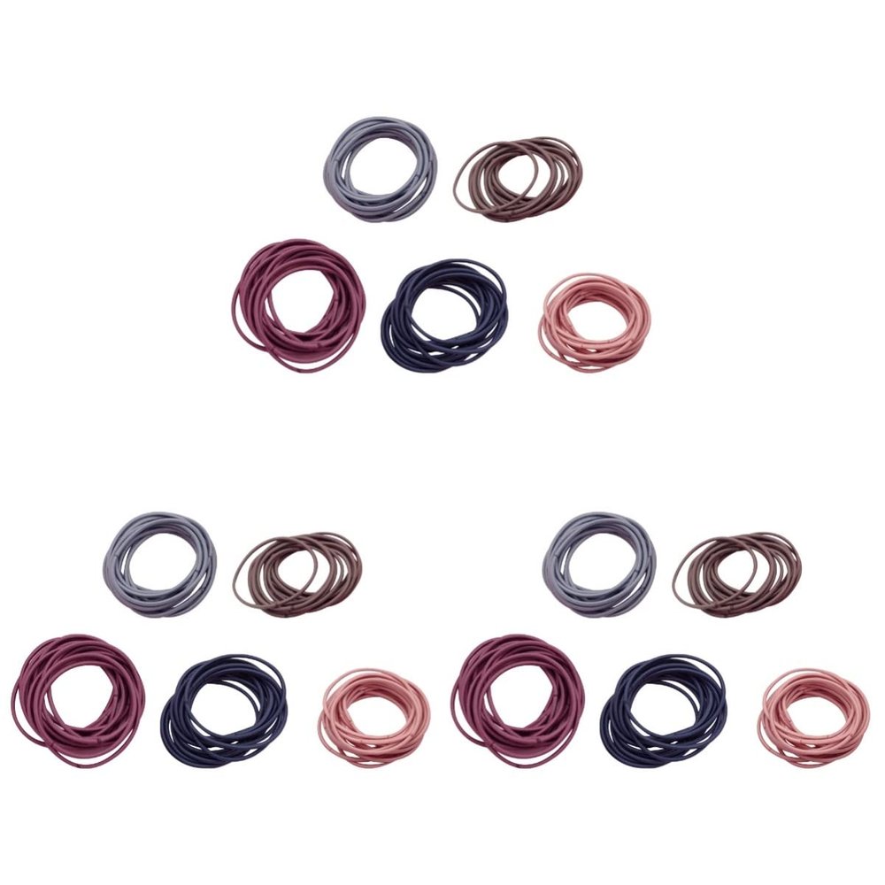 LALAFINA 300pcs Seamless High Elastic Hair Ties for Women and Girls Stretch Ponytail Holders No Damage Bands for Everyday Use and Stylish