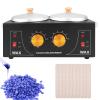 SNNplapla Wax Warmer Machine - Non-Stick Heater for Hair Removal, Paraffin Facial Skin Body Spa & Salon, Adjustable Temperature Set view 1
