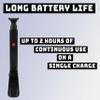 Ultimate Electric Back Shaver for Men - Rechargeable Long Handle Body Groomer - Premium Back & Body Groomer with Electric Precision view 4