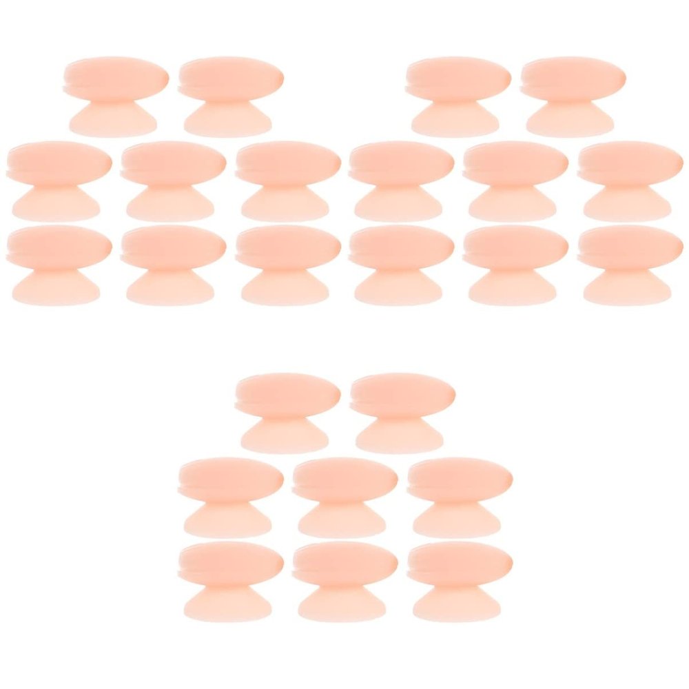 Beaupretty 24pcs Silicone Lip Brush Protectors Makeup Brush Covers for Cleaner Application and Storage for Daily and Skin Tone
