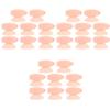 Beaupretty 24pcs Silicone Lip Brush Protectors Makeup Brush Covers for Cleaner Application and Storage for Daily and Skin Tone view 1
