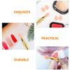 Beaupretty 24pcs Silicone Lip Brush Protectors Makeup Brush Covers for Cleaner Application and Storage for Daily and Skin Tone view 3