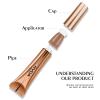 KYDA Blush Beauty Wand, Shimmer Face Blush with Cushion Applicator, Natural Pearl Finish, Silky Smooth Creamy Formula, Lightweight Blendable Blush Rouge Stick-Pearl Pink view 2