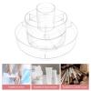 Cabilock 360 Degree Rotating Makeup Storage Rack Large Organizer Box Desktop Cosmetics Organizer view 3