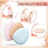 Gerrii 72 Pcs Finger Powder Puff Mini Makeup Sponge Soft Beauty Makeup Blender Puff for Foundation, Face Powder, Under Eye Setting, Concealer, Repair Cream, Cosmetic Tool (Pink, Beige, Blue, White) view 3