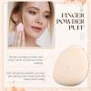 Gerrii 72 Pcs Finger Powder Puff Mini Makeup Sponge Soft Beauty Makeup Blender Puff for Foundation, Face Powder, Under Eye Setting, Concealer, Repair Cream, Cosmetic Tool (Pink, Beige, Blue, White) view 4