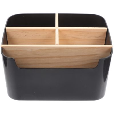 FRCOLOR Cosmetic Organizer Storage Box Removable Makeup Holder for Desktop Compact Dresser Case for Brushes and Items Design for Easy Access and Organization