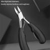 DKULMN Toenail Clippers, Professional Thick & Ingrown Toe Nail Clippers for Men & Seniors with Easy-to-Grip Rubber Handle,Toenail Clippers for Thick Nails or Ingrown Toenail Tool view 2