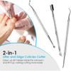DKULMN Toenail Clippers, Professional Thick & Ingrown Toe Nail Clippers for Men & Seniors with Easy-to-Grip Rubber Handle,Toenail Clippers for Thick Nails or Ingrown Toenail Tool view 4