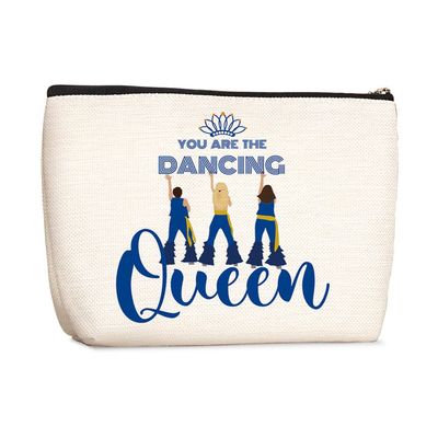 Wenboco Inspirational Mamma-Mia Gifts You Are The Dancing Queen Makeup Bag Birthday Party Decorations Christmas Gifts for Music Lovers Women Her Mamma-Bag Stuff Musical Comedy Gift